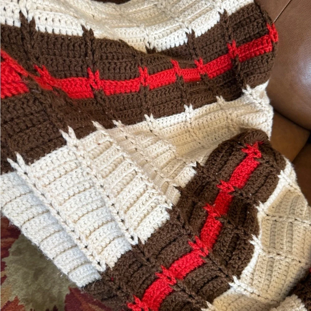 Vintage cozy throw